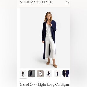 Sunday Citizen Cloud Cool Light Cardigan